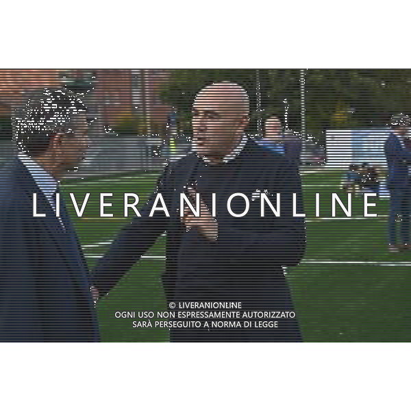 TVRG Campo Milan Madonna dei Poveri nella foto Fabio Schiavolin Milano 21-10-2024 Inaugurazione presso l\'oratorio della Parrocchia Madonna dei Poveri del nuovo campo da calcio in erba artificiale realizzato con il contributo di Fondazione Milan, Fondazione SnaiTech e Fondazione Costruiamo il Futuro foto Roberto Garavaglia/Agenzia Aldo Liverani sas