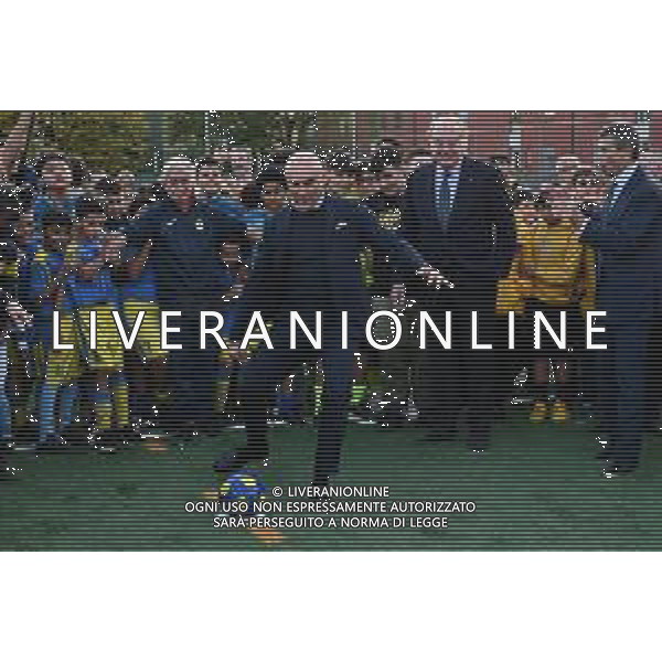 TVRG Campo Milan Madonna dei Poveri nella foto Fabio Schiavolin Milano 21-10-2024 Inaugurazione presso l\'oratorio della Parrocchia Madonna dei Poveri del nuovo campo da calcio in erba artificiale realizzato con il contributo di Fondazione Milan, Fondazione SnaiTech e Fondazione Costruiamo il Futuro foto Roberto Garavaglia/Agenzia Aldo Liverani sas