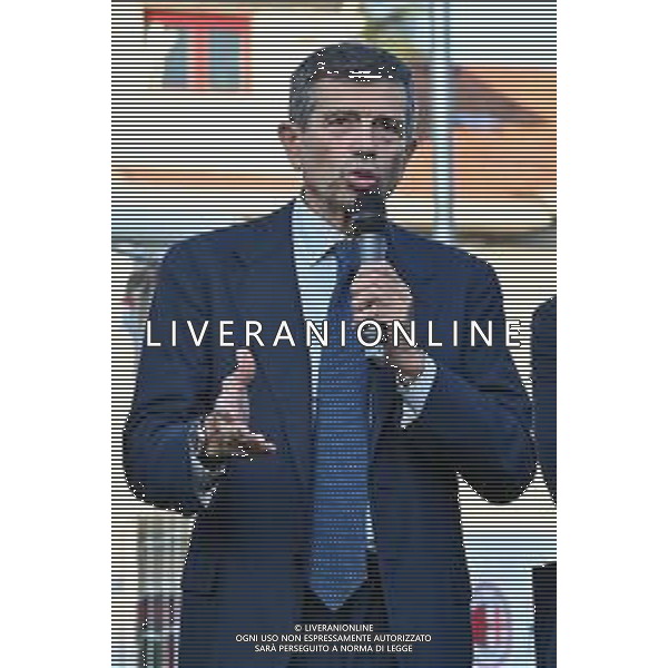 TVRG Campo Milan Madonna dei Poveri nella foto Maurizio Lupi Milano 21-10-2024 Inaugurazione presso l\'oratorio della Parrocchia Madonna dei Poveri del nuovo campo da calcio in erba artificiale realizzato con il contributo di Fondazione Milan, Fondazione SnaiTech e Fondazione Costruiamo il Futuro foto Roberto Garavaglia/Agenzia Aldo Liverani sas