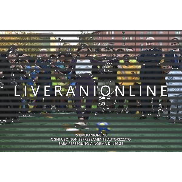 TVRG Campo Milan Madonna dei Poveri nella foto Martina Riva assessore sport comune di Milano Milano 21-10-2024 Inaugurazione presso l\'oratorio della Parrocchia Madonna dei Poveri del nuovo campo da calcio in erba artificiale realizzato con il contributo di Fondazione Milan, Fondazione SnaiTech e Fondazione Costruiamo il Futuro foto Roberto Garavaglia/Agenzia Aldo Liverani sas