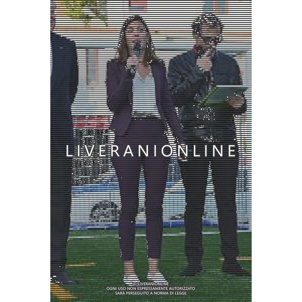 TVRG Campo Milan Madonna dei Poveri nella foto Martina Riva assessore sport comune di Milano Milano 21-10-2024 Inaugurazione presso l\'oratorio della Parrocchia Madonna dei Poveri del nuovo campo da calcio in erba artificiale realizzato con il contributo di Fondazione Milan, Fondazione SnaiTech e Fondazione Costruiamo il Futuro foto Roberto Garavaglia/Agenzia Aldo Liverani sas