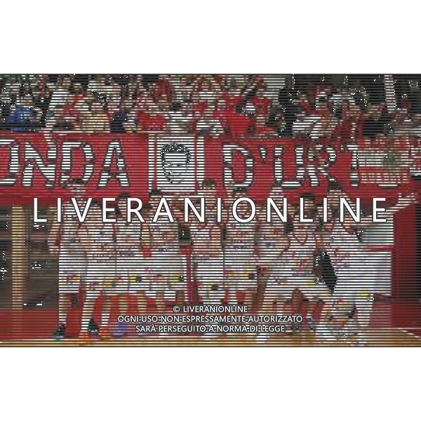 IMOLA 19 10 2024 ANDREA COSTA BASKET-CAPO D\'ORLANDO SERIE B1 NELLA FOTO ANDREA COSTA DOPO LA PARTITA CON I TIFOSI foto gianni sanna-ag aldo liverani sas