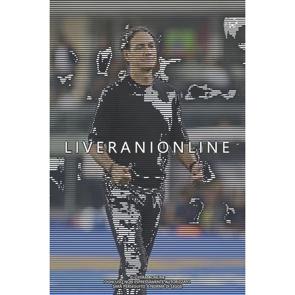 Alessandro Nesta Head Coach of AC Monza gestures during Hellas Verona FC vs AC Monza, 8° Serie A Enilive 2024-25 game at Marcantonio Bentegodi Stadium in Verona (VR), Italy, on October 21, 2024. (Photo by Davide Casentini) AG ALDO LIVERANI SAS