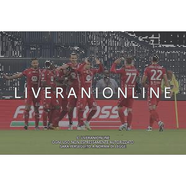 Dany Mota Carvalho of AC Monza celebrates after scoring second goal during Hellas Verona FC vs AC Monza, 8° Serie A Enilive 2024-25 game at Marcantonio Bentegodi Stadium in Verona (VR), Italy, on October 21, 2024. (Photo by Davide Casentini) AG ALDO LIVERANI SAS