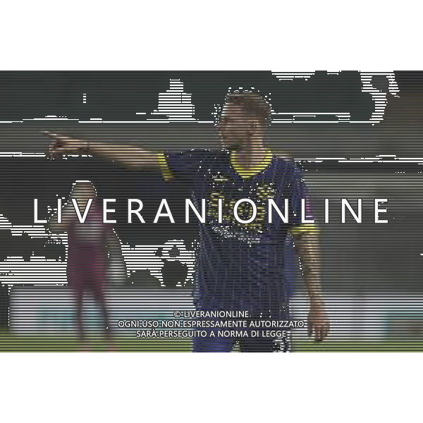 Ondrej Duda of Hellas Verona FC gestures during Hellas Verona FC vs AC Monza, 8° Serie A Enilive 2024-25 game at Marcantonio Bentegodi Stadium in Verona (VR), Italy, on October 21, 2024. (Photo by Davide Casentini) AG ALDO LIVERANI SAS