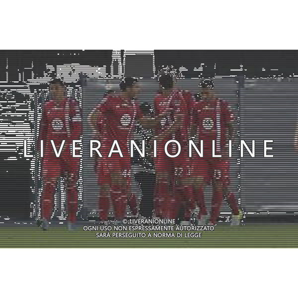 Dany Mota Carvalho of AC Monza celebrates after scoring during Hellas Verona FC vs AC Monza, 8° Serie A Enilive 2024-25 game at Marcantonio Bentegodi Stadium in Verona (VR), Italy, on October 21, 2024. (Photo by Davide Casentini) AG ALDO LIVERANI SAS