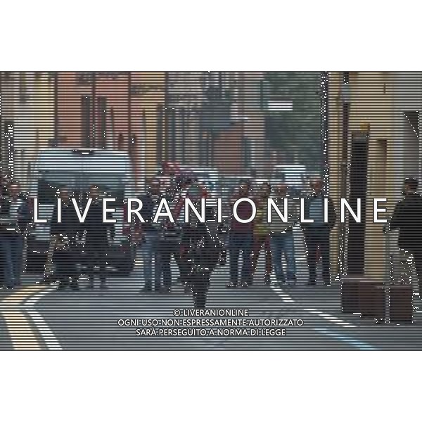 IMOLA 22 10 2024 VIA VERDI INIZIANO LE RIPRESE PER LA serie Netflix in sei puntate con Luca Argentero NELLA FOTO UNA SCENA DELLA SERIE FOTO GIANNI SANNA-AG ALDO LIVERANI SAS
