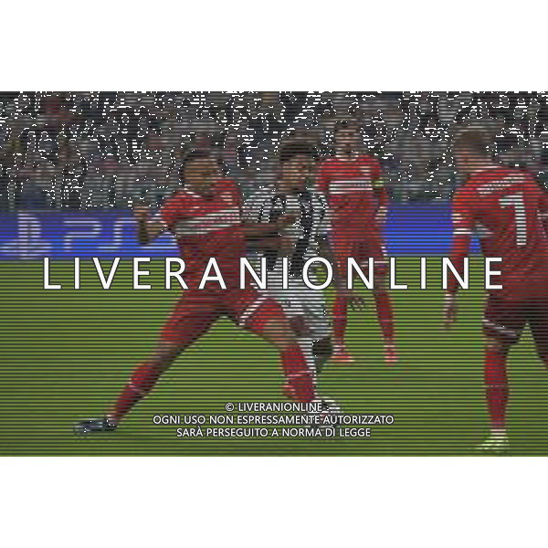 Torino 22.10.2024 Allianz Stadium ©Manuela Viganti/Agenzia Aldo Liverani Juventus vs Stoccarda Uefa Champions League 3a giornata 2024/2025 Nella foto: weston mckennie e jamie leweling ©Viganti-AGENZIA ALDO LIVERANI SAS