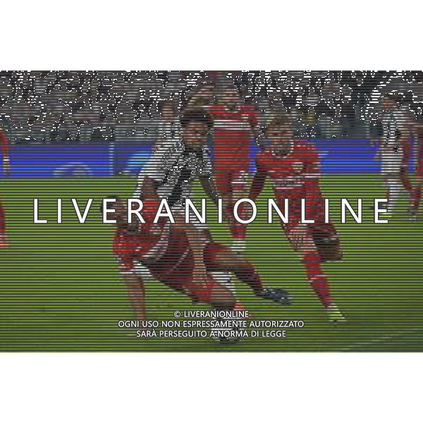 Torino 22.10.2024 Allianz Stadium ©Manuela Viganti/Agenzia Aldo Liverani Juventus vs Stoccarda Uefa Champions League 3a giornata 2024/2025 Nella foto: weston mckennie e jamie leweling ©Viganti-AGENZIA ALDO LIVERANI SAS
