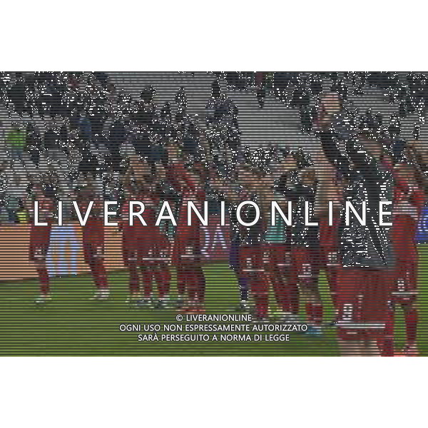 Torino 22.10.2024 Allianz Stadium ©Manuela Viganti/Agenzia Aldo Liverani Juventus vs Stoccarda Uefa Champions League 3a giornata 2024/2025 Nella foto: festa stoccarda afine gara ©Viganti-AGENZIA ALDO LIVERANI SAS