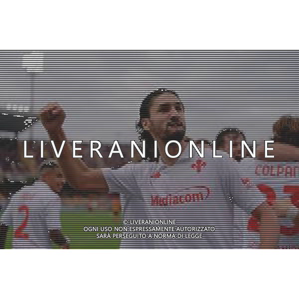 TVEM October 20, 2024 Lecce, Italy - US Lecce vs ACF Fiorentina - Italian soccer serie A 2024/25 - Via Del Mare Stadium. In the pic: Yacine Adli of Fiorentina celebrates foto emmanuele mastrodonato-ag aldo liverani sas