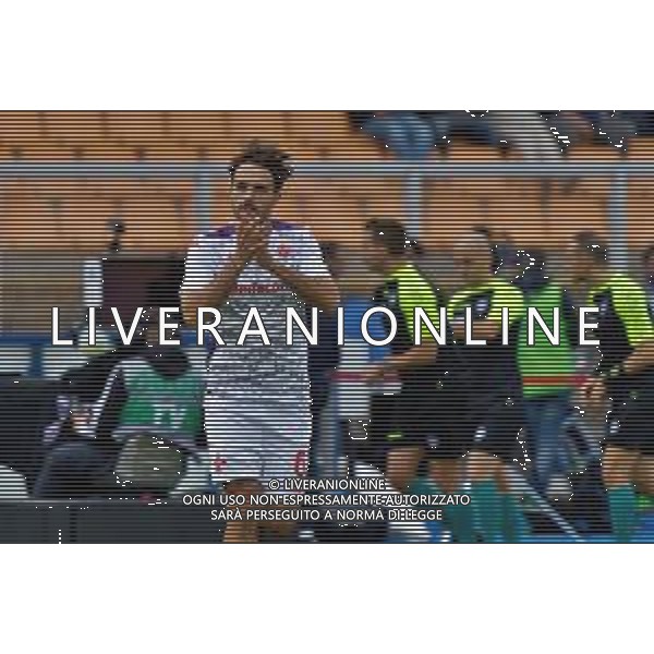 TVEM October 20, 2024 Lecce, Italy - US Lecce vs ACF Fiorentina - Italian soccer serie A 2024/25 - Via Del Mare Stadium. In the pic: Luca Ranieri of Fiorentina foto emmanuele mastrodonato-ag aldo liverani sas