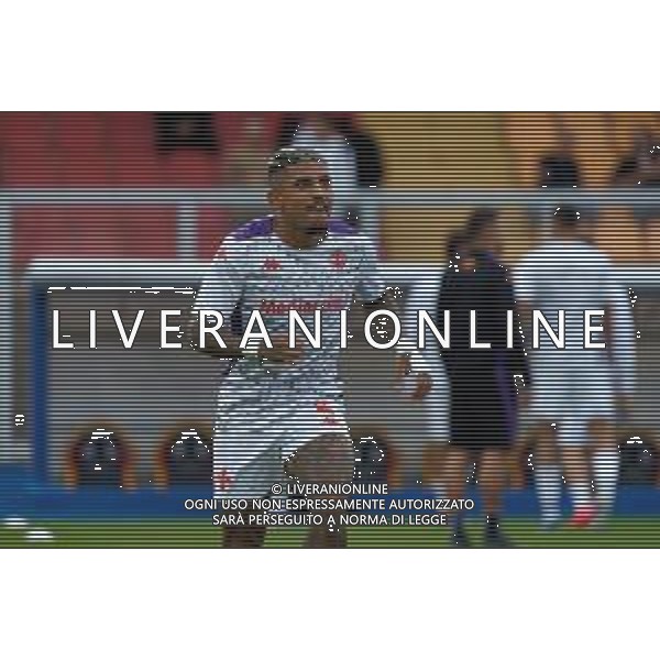 TVEM October 20, 2024 Lecce, Italy - US Lecce vs ACF Fiorentina - Italian soccer serie A 2024/25 - Via Del Mare Stadium. In the pic: Dodo of Fiorentina foto emmanuele mastrodonato-ag aldo liverani sas