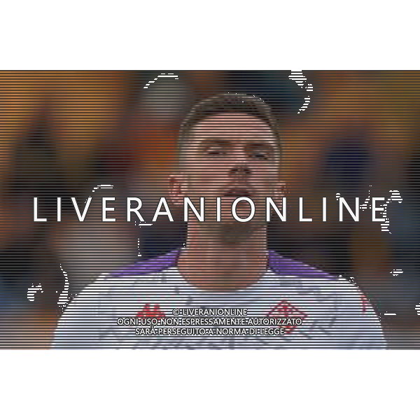TVEM October 20, 2024 Lecce, Italy - US Lecce vs ACF Fiorentina - Italian soccer serie A 2024/25 - Via Del Mare Stadium. In the pic: Robin Gosens of Fiorentina foto emmanuele mastrodonato-ag aldo liverani sas