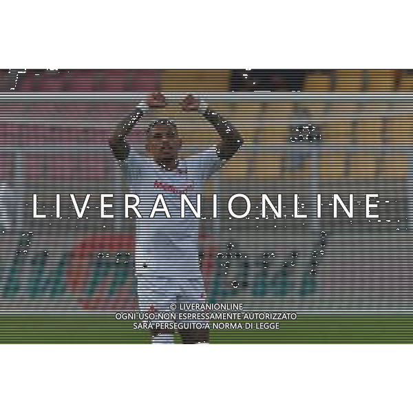 TVEM October 20, 2024 Lecce, Italy - US Lecce vs ACF Fiorentina - Italian soccer serie A 2024/25 - Via Del Mare Stadium. In the pic: Dodo of Fiorentina celebrates foto emmanuele mastrodonato-ag aldo liverani sas