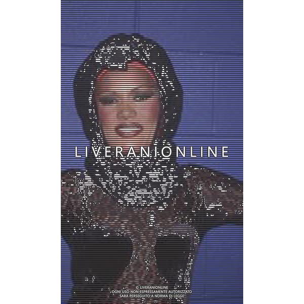 DIAP-RETROSPETTIVA GRACE JONES CANTANTE E ATTRICE NELLA FOTO GRACE JONES NELL\'ANNO 1993 AG ALDO LIVERANI SAS 