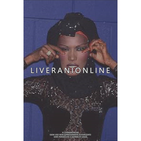 DIAP-RETROSPETTIVA GRACE JONES CANTANTE E ATTRICE NELLA FOTO GRACE JONES NELL\'ANNO 1993 AG ALDO LIVERANI SAS 
