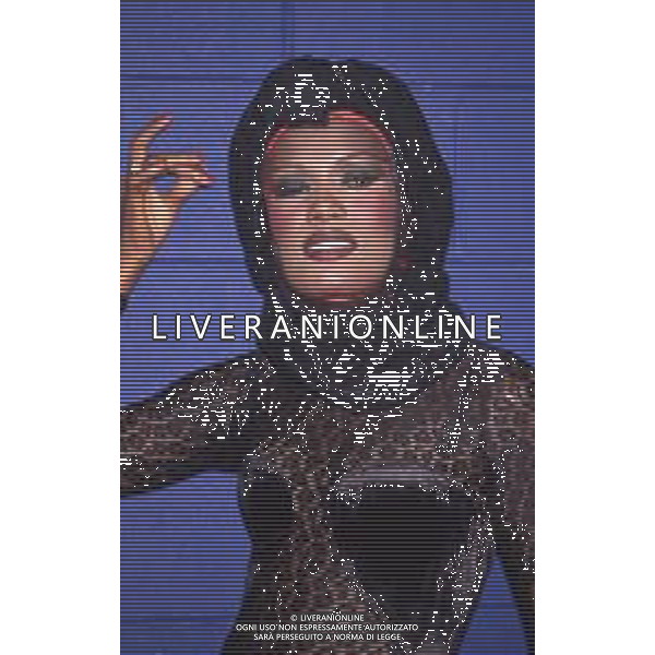DIAP-RETROSPETTIVA GRACE JONES CANTANTE E ATTRICE NELLA FOTO GRACE JONES NELL\'ANNO 1993 AG ALDO LIVERANI SAS 