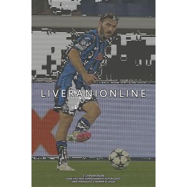 Sead Kolasinac of Atalanta BC play the ball during Atalanta BC vs Celtic FC, 3° round of Chanpions League 2024-25, game at Gewiss stadium in Bergamo (BG), Italy, on October 23, 2024. (Photo by Davide Casentini) AG ALDO LIVERANI SAS