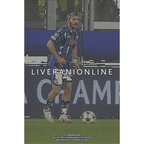 Sead Kolasinac of Atalanta BC play the ball during Atalanta BC vs Celtic FC, 3° round of Chanpions League 2024-25, game at Gewiss stadium in Bergamo (BG), Italy, on October 23, 2024. (Photo by Davide Casentini) AG ALDO LIVERANI SAS