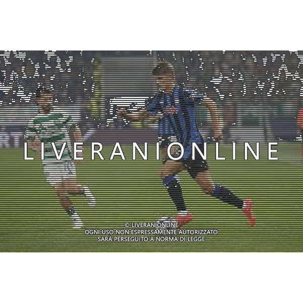 Charles De Ketelaere of Atalanta BC. play the ball during Atalanta BC vs Celtic FC, 3° round of Champions League 2024-25, game at Gewiss stadium in Bergamo (BG), Italy, on October 23, 2024. (Photo by Davide Casentini) /AGENZIA ALDO LIVERANI SAS