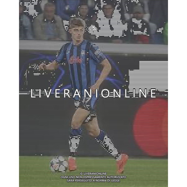 Charles De Ketelaere of Atalanta BC. play the ball during Atalanta BC vs Celtic FC, 3° round of Champions League 2024-25, game at Gewiss stadium in Bergamo (BG), Italy, on October 23, 2024. (Photo by Davide Casentini) /AGENZIA ALDO LIVERANI SAS