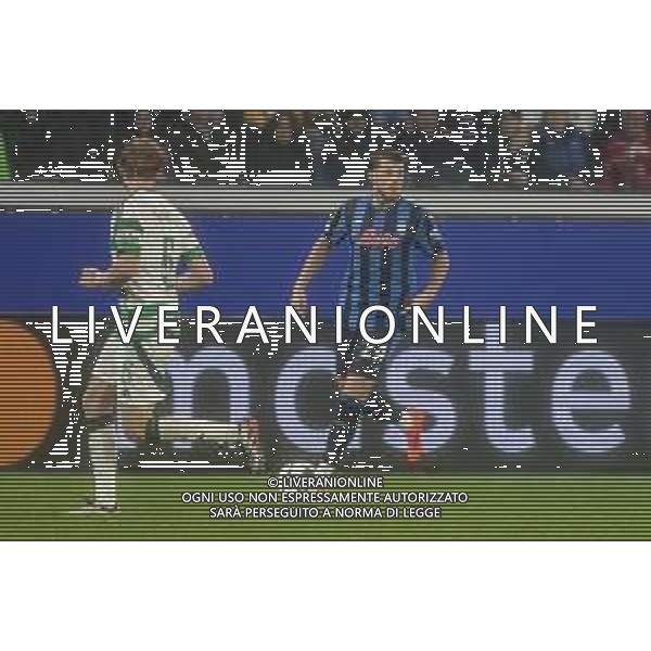 Lazar Samardzic of Atalanta BC play the ball during Atalanta BC vs Celtic FC, 3° round of Champions League 2024-25, game at Gewiss stadium in Bergamo (BG), Italy, on October 23, 2024. (Photo by Davide Casentini) /AGENZIA ALDO LIVERANI SAS