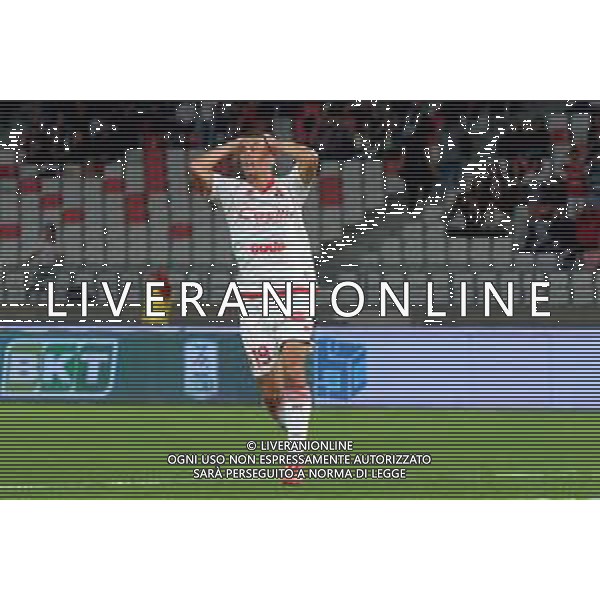 TVEM October 18, 2024 Bari, Italy - SSC Bari vs US Catanzaro - Italian soccer serie B 2024/25 - San Nicola Stadium. In the pic: Cesar Falletti of SSC Bari foto emmanuele mastrodonato-ag aldo liverani sas