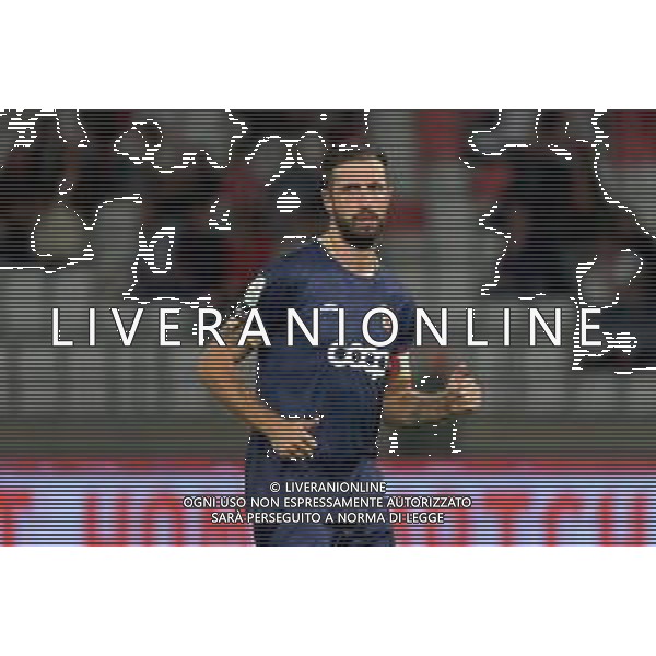 TVEM October 18, 2024 Bari, Italy - SSC Bari vs US Catanzaro - Italian soccer serie B 2024/25 - San Nicola Stadium. In the pic: Pietro Iemmello of US Catanzaro 1929 foto emmanuele mastrodonato-ag aldo liverani sas