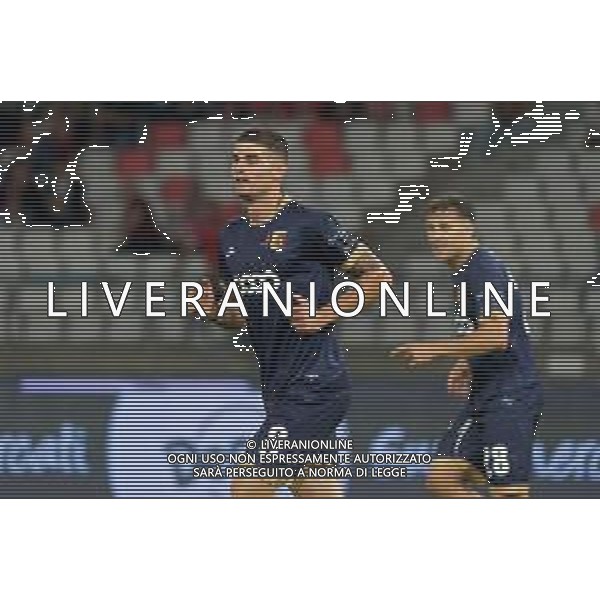 TVEM October 18, 2024 Bari, Italy - SSC Bari vs US Catanzaro - Italian soccer serie B 2024/25 - San Nicola Stadium. In the pic: Ilias Koutsoupias of US Catanzaro 1929 foto emmanuele mastrodonato-ag aldo liverani sas