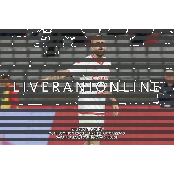 TVEM October 18, 2024 Bari, Italy - SSC Bari vs US Catanzaro - Italian soccer serie B 2024/25 - San Nicola Stadium. In the pic: Giuseppe Sibilli of SSC Bari foto emmanuele mastrodonato-ag aldo liverani sas