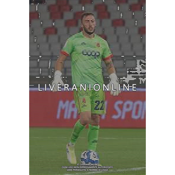 TVEM October 18, 2024 Bari, Italy - SSC Bari vs US Catanzaro - Italian soccer serie B 2024/25 - San Nicola Stadium. In the pic: Mirko Pigliacelli of US Catanzaro 1929 foto emmanuele mastrodonato-ag aldo liverani sas