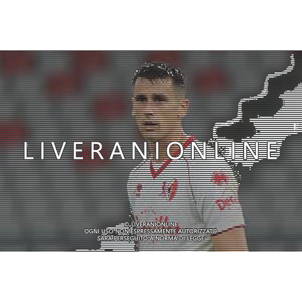 TVEM October 18, 2024 Bari, Italy - SSC Bari vs US Catanzaro - Italian soccer serie B 2024/25 - San Nicola Stadium. In the pic: Kevin Lasagna of SSC Bari foto emmanuele mastrodonato-ag aldo liverani sas