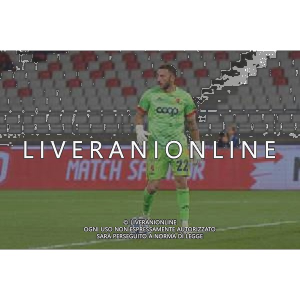 TVEM October 18, 2024 Bari, Italy - SSC Bari vs US Catanzaro - Italian soccer serie B 2024/25 - San Nicola Stadium. In the pic: Mirko Pigliacelli of US Catanzaro 1929 foto emmanuele mastrodonato-ag aldo liverani sas