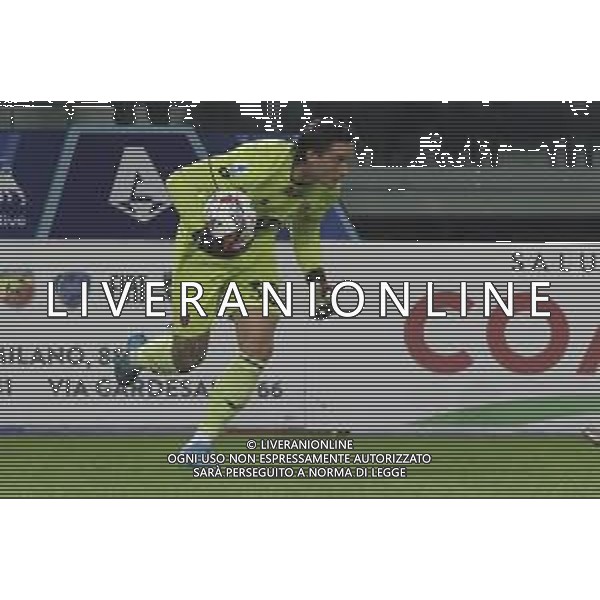Stefano Turati of AC Monza during Hellas Verona FC vs AC Monza, 8° Serie A Enilive 2024-25 game at Marcantonio Bentegodi Stadium in Verona (VR), Italy, on October 21, 2024. (Photo by Davide Casentini) /AGENZIA ALDO LIVERANI SAS