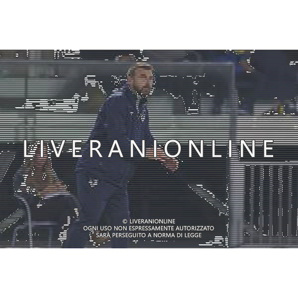 Paolo Zanetti Head Coach of Hellas Verona FC gestures during Hellas Verona FC vs AC Monza, 8° Serie A Enilive 2024-25 game at Marcantonio Bentegodi Stadium in Verona (VR), Italy, on October 21, 2024. (Photo by Davide Casentini) /AGENZIA ALDO LIVERANI SAS