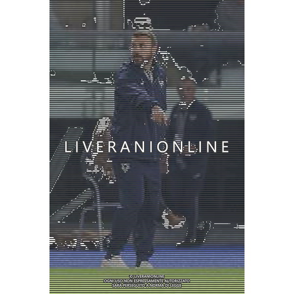 Paolo Zanetti Head Coach of Hellas Verona FC gestures during Hellas Verona FC vs AC Monza, 8° Serie A Enilive 2024-25 game at Marcantonio Bentegodi Stadium in Verona (VR), Italy, on October 21, 2024. (Photo by Davide Casentini) /AGENZIA ALDO LIVERANI SAS