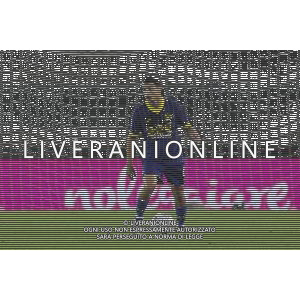 Reda Belahyane of Hellas Verona FC play the ball during Hellas Verona FC vs AC Monza, 8° Serie A Enilive 2024-25 game at Marcantonio Bentegodi Stadium in Verona (VR), Italy, on October 21, 2024. (Photo by Davide Casentini) /AGENZIA ALDO LIVERANI SAS