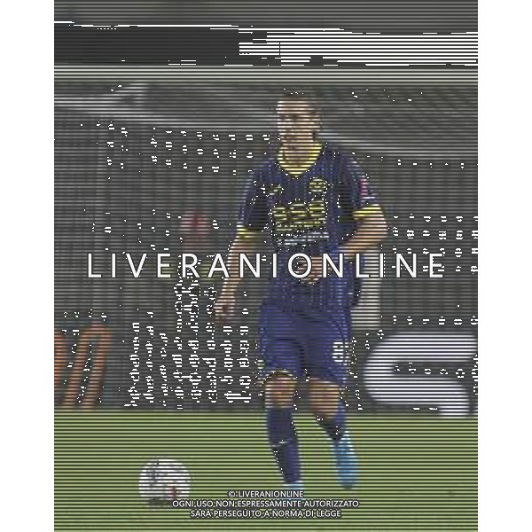 Daniele Ghilardi of Hellas Verona FC play the ball during Hellas Verona FC vs AC Monza, 8° Serie A Enilive 2024-25 game at Marcantonio Bentegodi Stadium in Verona (VR), Italy, on October 21, 2024. (Photo by Davide Casentini) /AGENZIA ALDO LIVERANI SAS