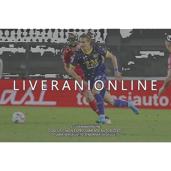 Daniele Ghilardi of Hellas Verona FC play the ball during Hellas Verona FC vs AC Monza, 8° Serie A Enilive 2024-25 game at Marcantonio Bentegodi Stadium in Verona (VR), Italy, on October 21, 2024. (Photo by Davide Casentini) /AGENZIA ALDO LIVERANI SAS