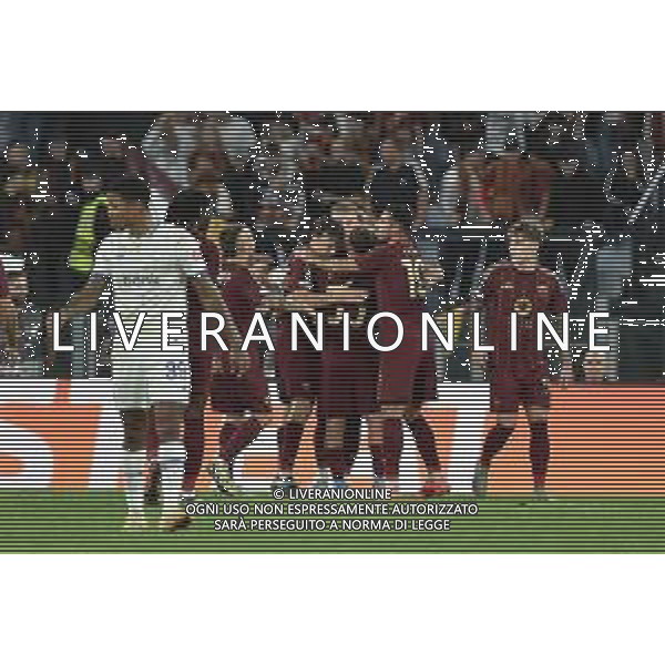 Roma vs Dinamo Kiev - Europa League - 3 giornata Stadio Olimpico - Roma 24-10-2024 nella foto Esultanza Roma Rigore Dovbyk ©Federico Gaetano /AGENZIA ALDO LIVERANI SAS