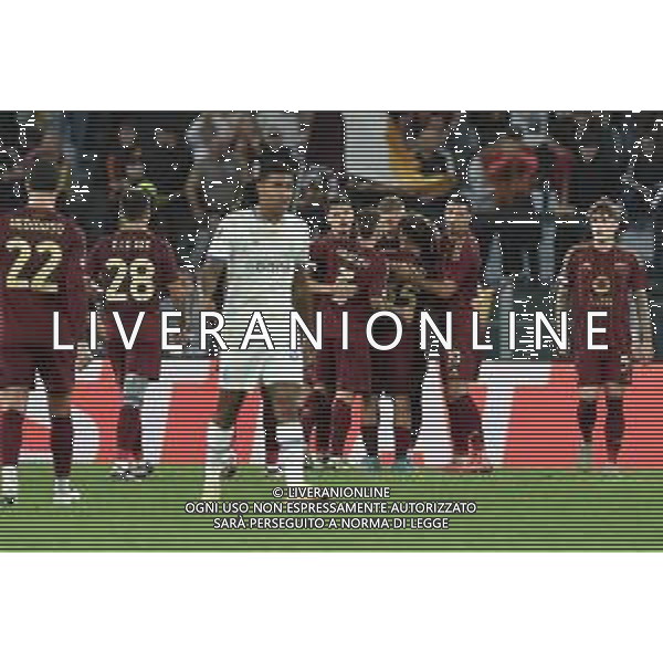Roma vs Dinamo Kiev - Europa League - 3 giornata Stadio Olimpico - Roma 24-10-2024 nella foto Esultanza Roma Rigore Dovbyk ©Federico Gaetano /AGENZIA ALDO LIVERANI SAS