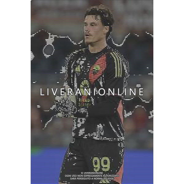 Roma vs Dinamo Kiev - Europa League - 3 giornata Stadio Olimpico - Roma 24-10-2024 nella foto Mile Svilar foto federico gaetano-ag aldo liverani sas