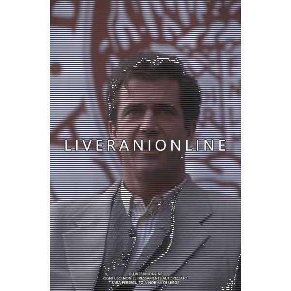 DIAP-RETROSPETTIVA MEL GIBSON ATTORE NELLA FOTO MEL GIBSON A VENEZIA NELL\'ANNO 1995 AG CONTROLUCE-AG ALDO LIVERANI SAS 