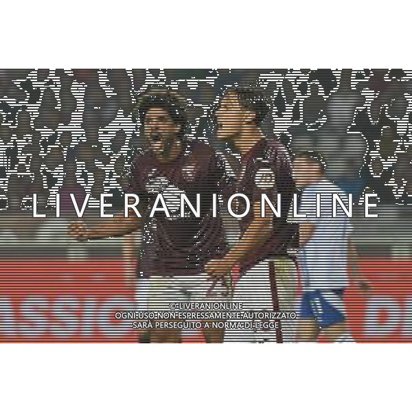 TVMV-Torino 25.10.2024 Stadio Grande Torino @Manuela Viganti/Ag. Aldo Liverani sas Torino vs Como Campionato Calcio Serie A Enilive 2024/2025 9a giornata Nella foto: SAÚL COCO-SAMUELE RICCI ESULTANZE FINALI
