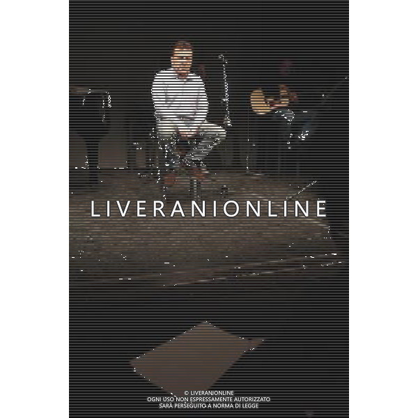 Milano 16/01/2006 Teatro Filodrammatici Pupo ( Enzo Ghinazzi ) \'Il Grande Croupier \' nella foto: Pupo durante le prove foto Danilo Recalcati / AG.Aldo Liverani