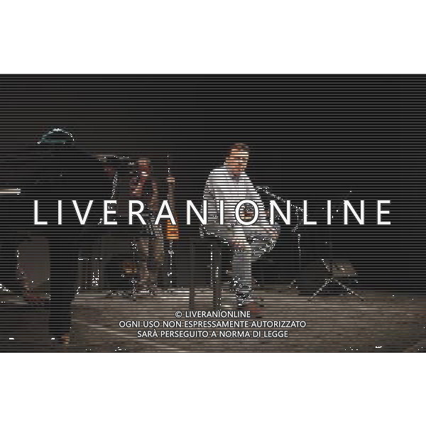 Milano 16/01/2006 Teatro Filodrammatici Pupo ( Enzo Ghinazzi ) \'Il Grande Croupier \' nella foto: Pupo durante le prove foto Danilo Recalcati / AG.Aldo Liverani