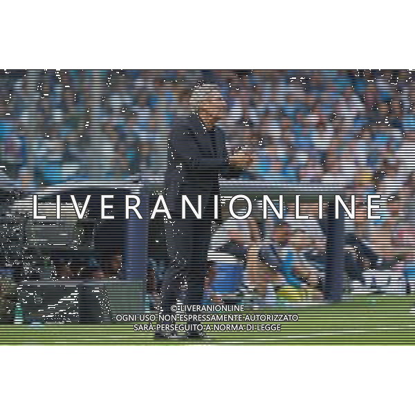 TVEM October 26, 2024 Napoli, Italy - SSC Napoli vs US Lecce - Italian soccer serie A 2024/25 - Diego Armando Maradona Stadium. In the pic: coach Luca Gotti of US Lecce ©Emmanuele Mastrodonato /AGENZIA ALDO LIVERANI SAS