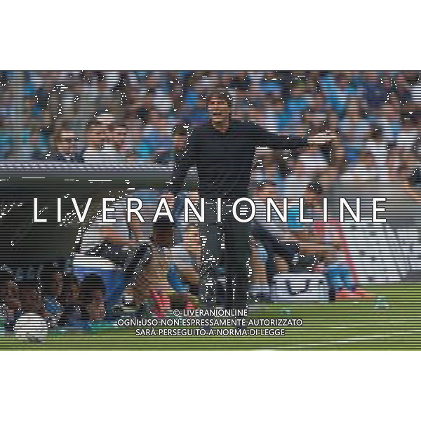 TVEM October 26, 2024 Napoli, Italy - SSC Napoli vs US Lecce - Italian soccer serie A 2024/25 - Diego Armando Maradona Stadium. In the pic: coach Antonio Conte of SSC Napoli ©Emmanuele Mastrodonato /AGENZIA ALDO LIVERANI SAS