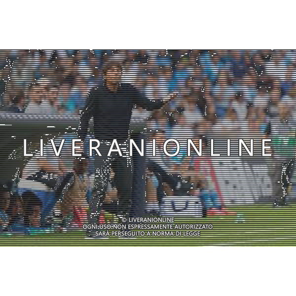 TVEM October 26, 2024 Napoli, Italy - SSC Napoli vs US Lecce - Italian soccer serie A 2024/25 - Diego Armando Maradona Stadium. In the pic: coach Antonio Conte of SSC Napoli ©Emmanuele Mastrodonato /AGENZIA ALDO LIVERANI SAS
